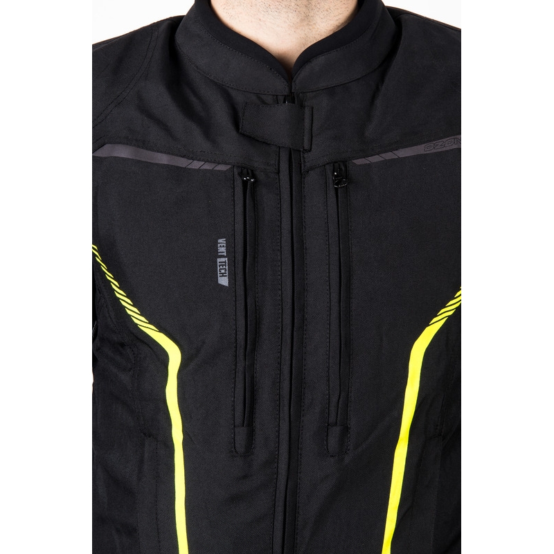 Ozone Delta IV motorjack zwart-fluogeel