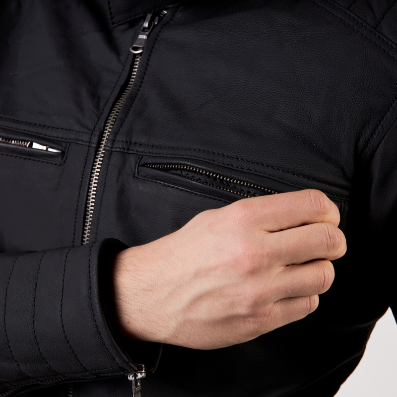 Rebelhorn Hunter Pro Zwart Motorjack uitverkoop