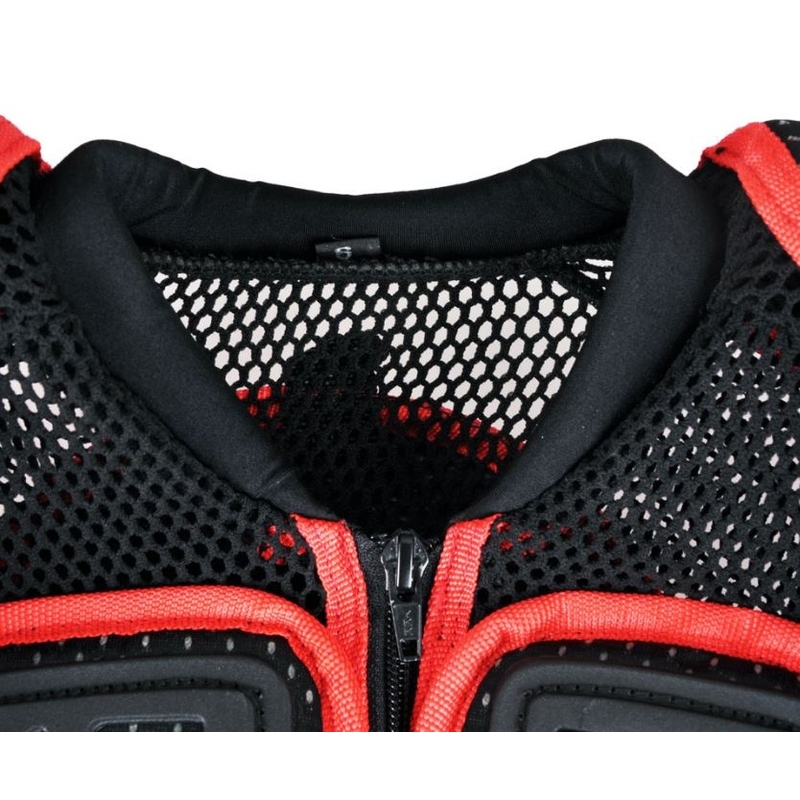 Kinder bodyprotector Emerze EM5 zwart-rood