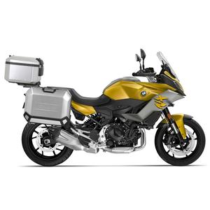 Kompletní sada hliníkových kufrů SHAD TERRA, 37L topcase 36L/36L boční kufry, včetně montážní sady a plotny SHAD BMW F 900 XR