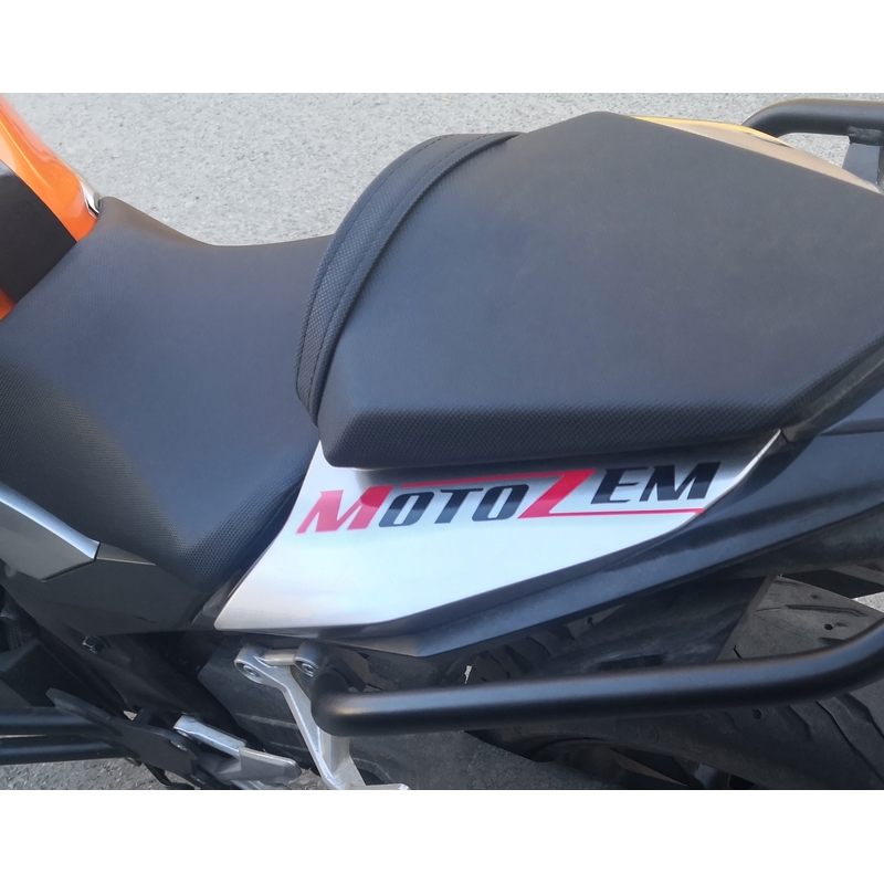 MotoZem logosticker zwart