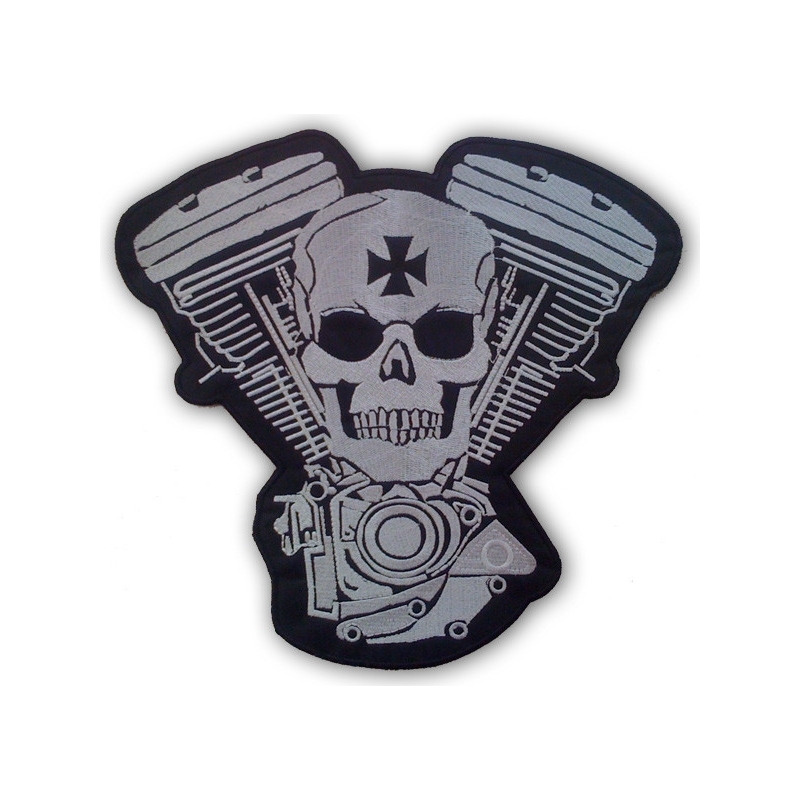 Patch Warrior wit-zwart uitverkoop