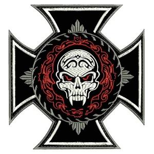 Patch Kruis met ornament