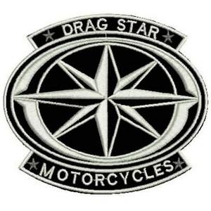 Patch Drag Star motorfietsen - groot