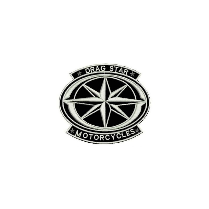 Patch Drag Star motorfietsen - groot