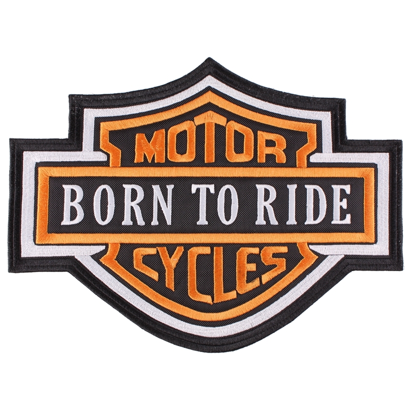 Patch Motorfietsen oranje