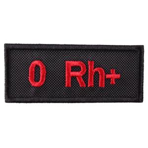 Patch met bloedgroep 0 Rh+