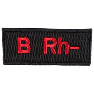 Patch met bloedgroep B Rh-