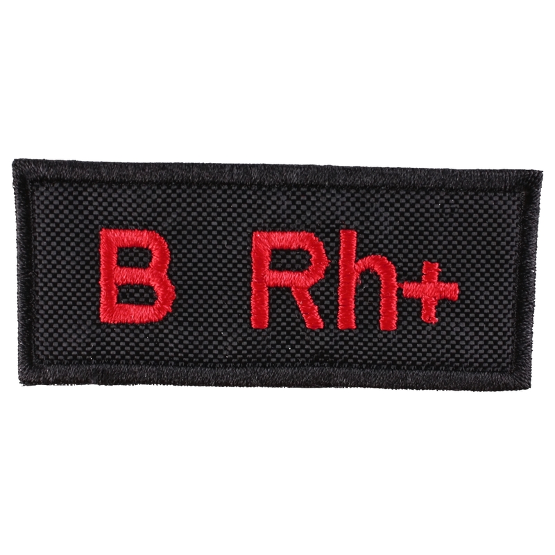 Patch met bloedgroep B Rh+