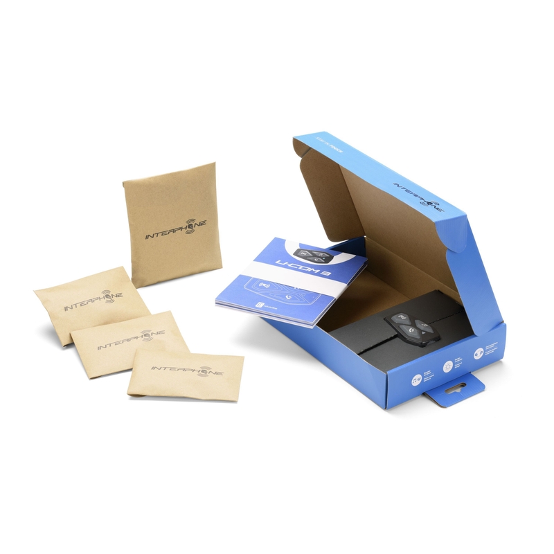 Bluetooth-intercom Interphone U-COM3 (enkele verpakking)