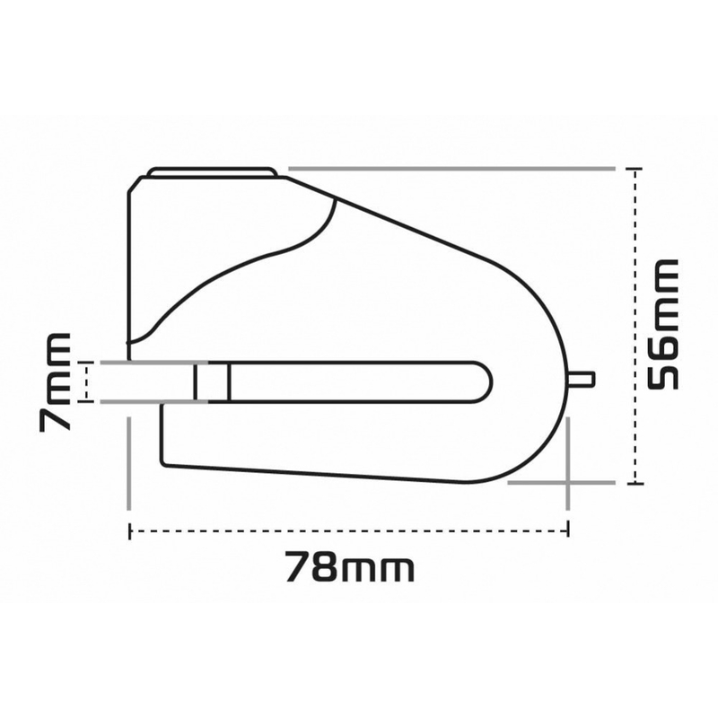 Oxford Quartz XD10 schijfremslot