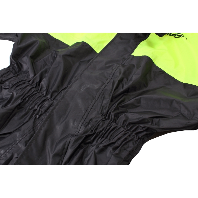 RSA zwart-fluo geel regenpak