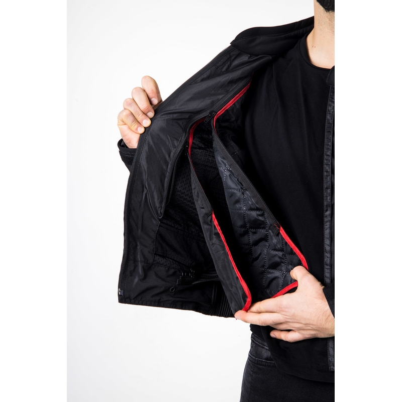 Ozone Pulse motorjack zwart-grijs