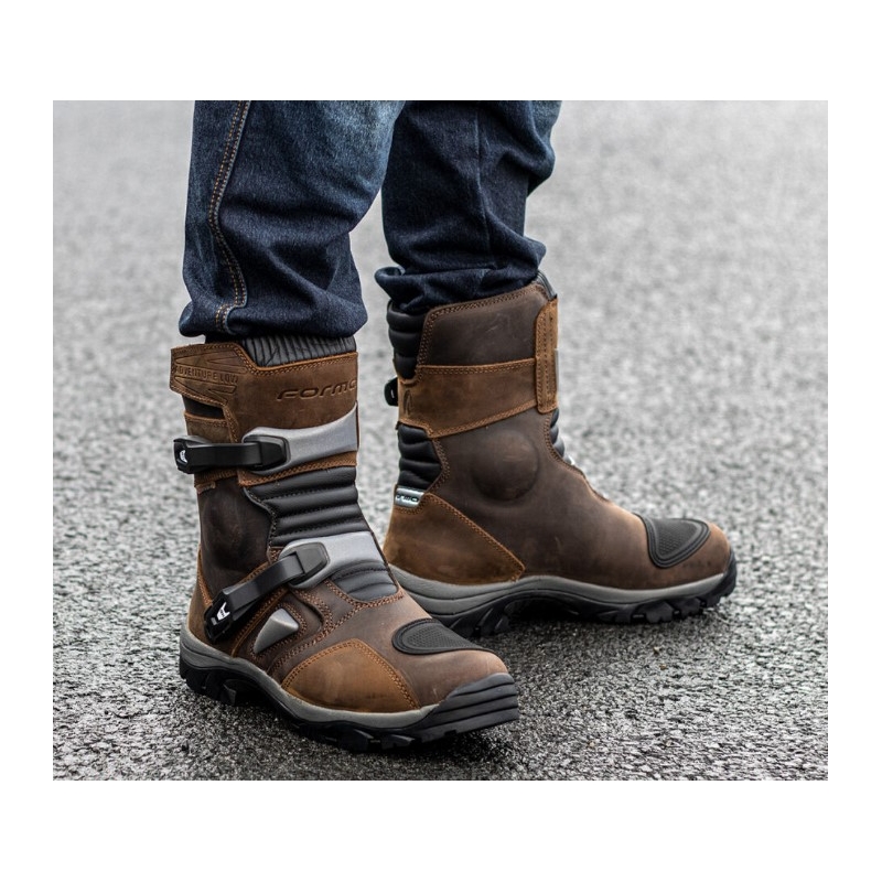 Moto schoenen Forma Adventure Laag WP bruin