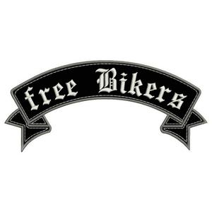 Patch Free Biker-top met lint