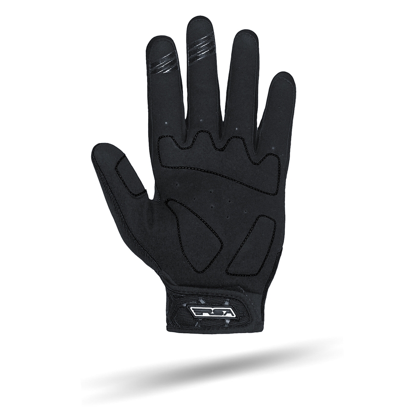 Kinder motorhandschoenen RSA MX EVO zwart