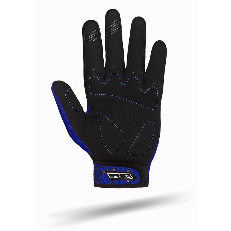 Motorhandschoenen RSA MX EVO zwart-blauw