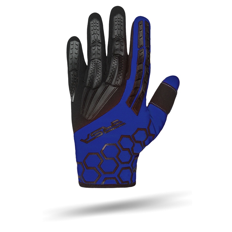 Motorhandschoenen RSA MX EVO zwart-blauw