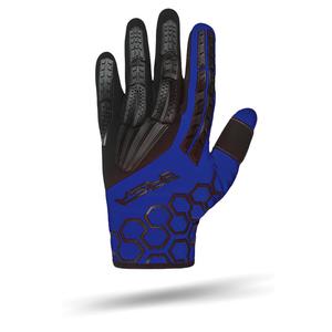 Kinder motorhandschoenen RSA MX EVO zwart en blauw