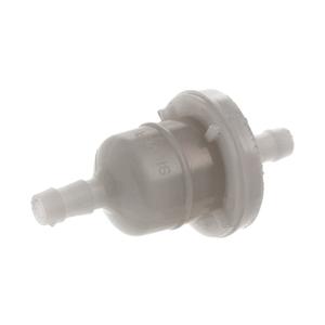 Brandstoffilter met papieren inleg Q-TECH 5-6 mm zilver