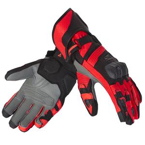 Motorhandschoenen Rebelhorn Fighter zwart-fluorood uitverkoop