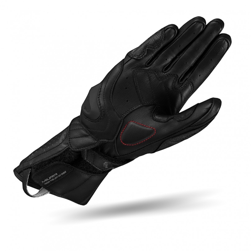 Dames motorhandschoenen Shima Miura zwart uitverkoop