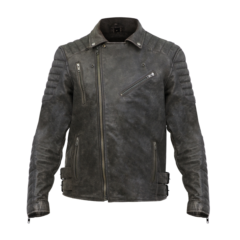BROGER Ohio Vintage Bruin Motorjack uitverkoop