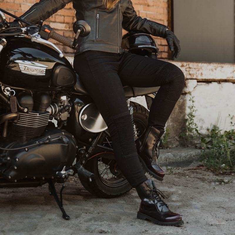 Motorlegging voor dames Ozone Chica zwart