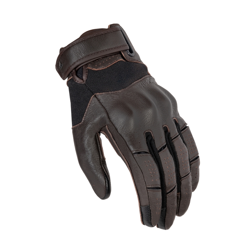 Motorhandschoenen Rebelhorn Impala bruin uitverkoop