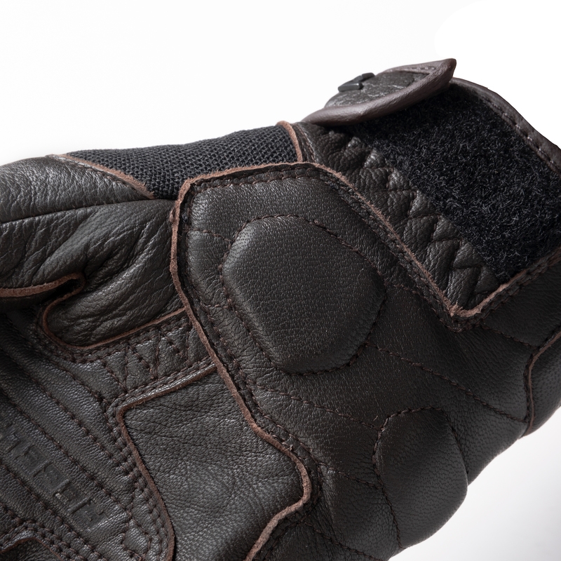 Motorhandschoenen Rebelhorn Impala bruin uitverkoop