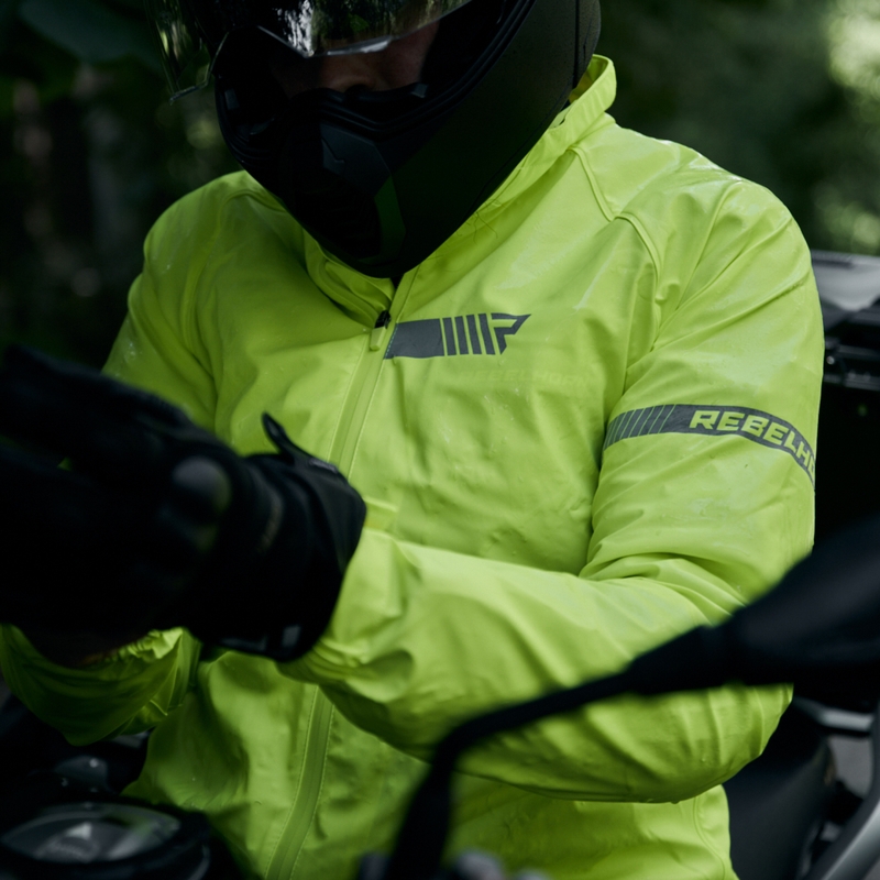 Rebelhorn Ocean fluo gele regenjas