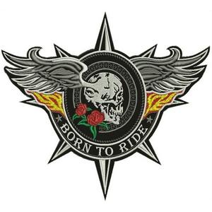 Born To Ride patch