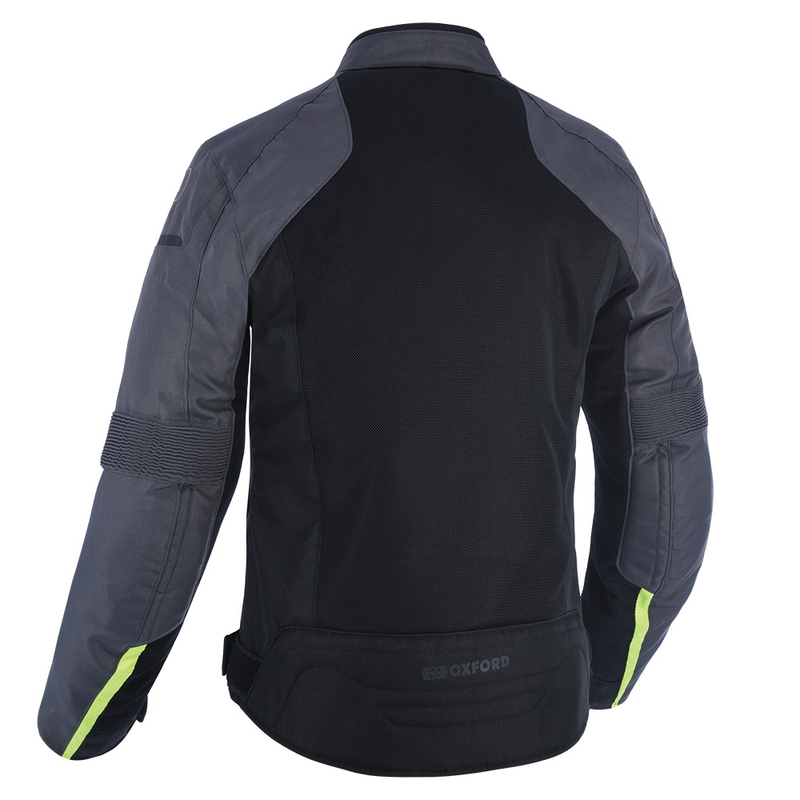 Oxford Delta 1.0 Air zwart-grijs-fluo geel motorjack