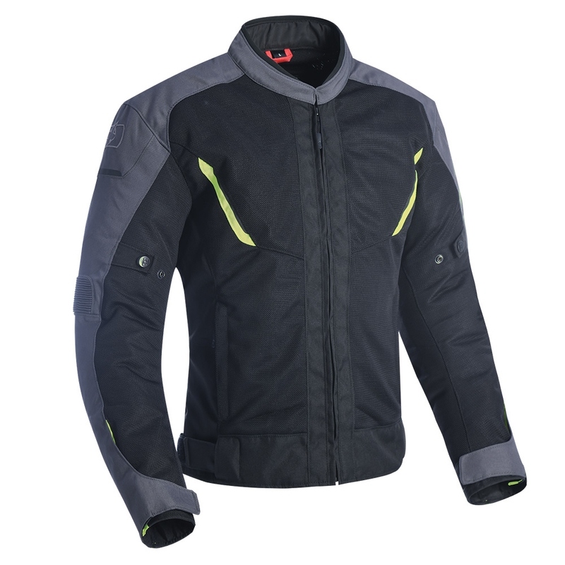 Oxford Delta 1.0 Air zwart-grijs-fluo geel motorjack