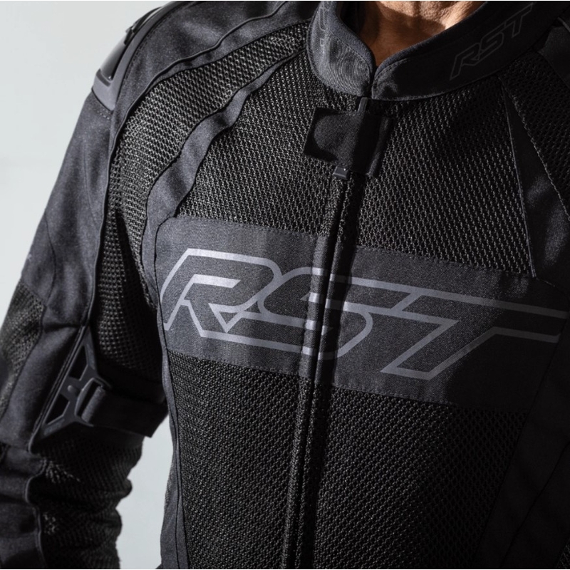 Bunda na motorku RST Tractech Evo 4 Mesh Lightweight CE černá výprodej