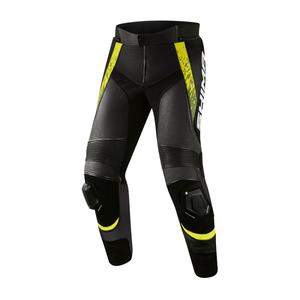 Shima STR 2.0 motorbroek zwart-fluo geel