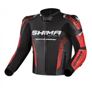 Motorjas Shima STR 2.0 zwart-rood