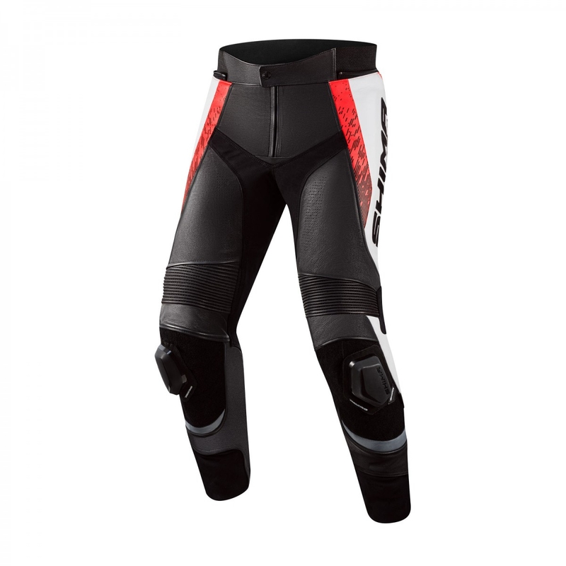 Shima STR 2.0 zwart-wit-fluorode motorbroek