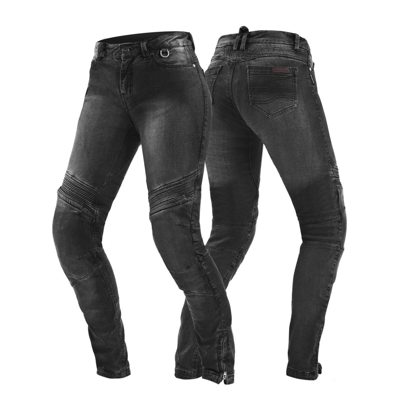 Dames motorjeans Shima Jess zwart