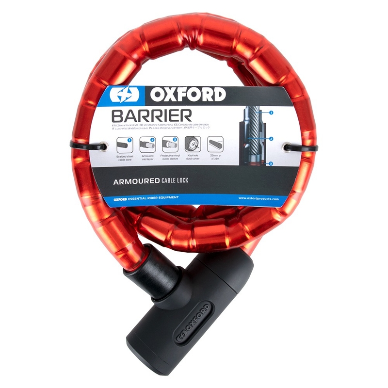 Oxford barrièreslot 1,4 m rood