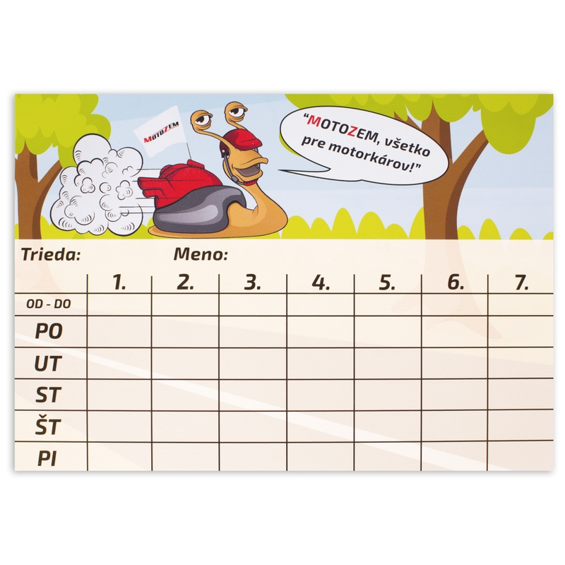 Dienstregeling MotoZem SK