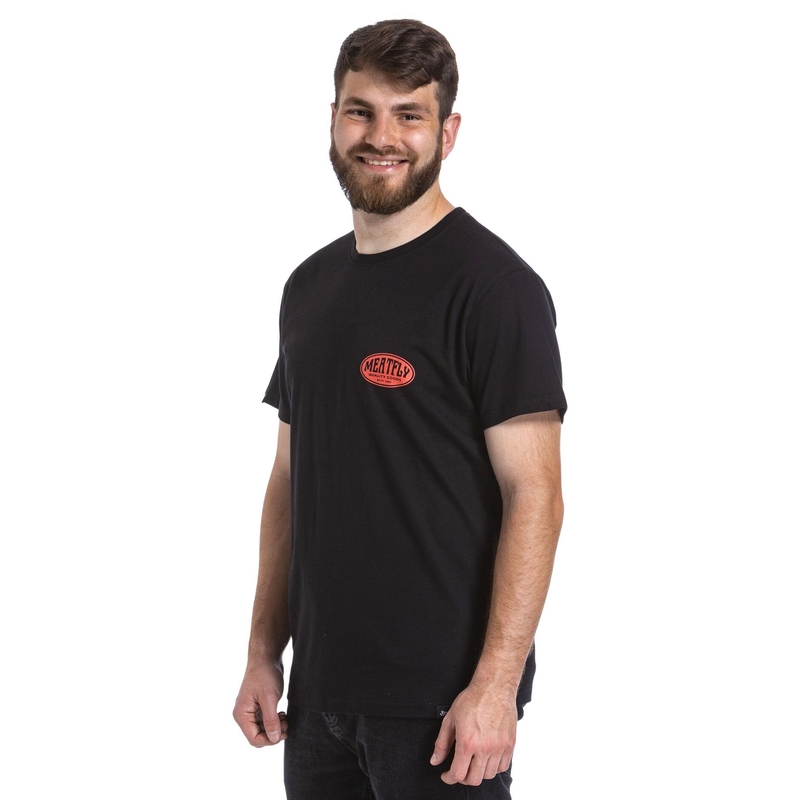T-shirt Meatfly Ride Till Death oranje en zwart uitverkoop