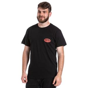 T-shirt Meatfly Ride Till Death oranje en zwart uitverkoop
