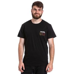 T-shirt Meatfly Marmi zwart uitverkoop