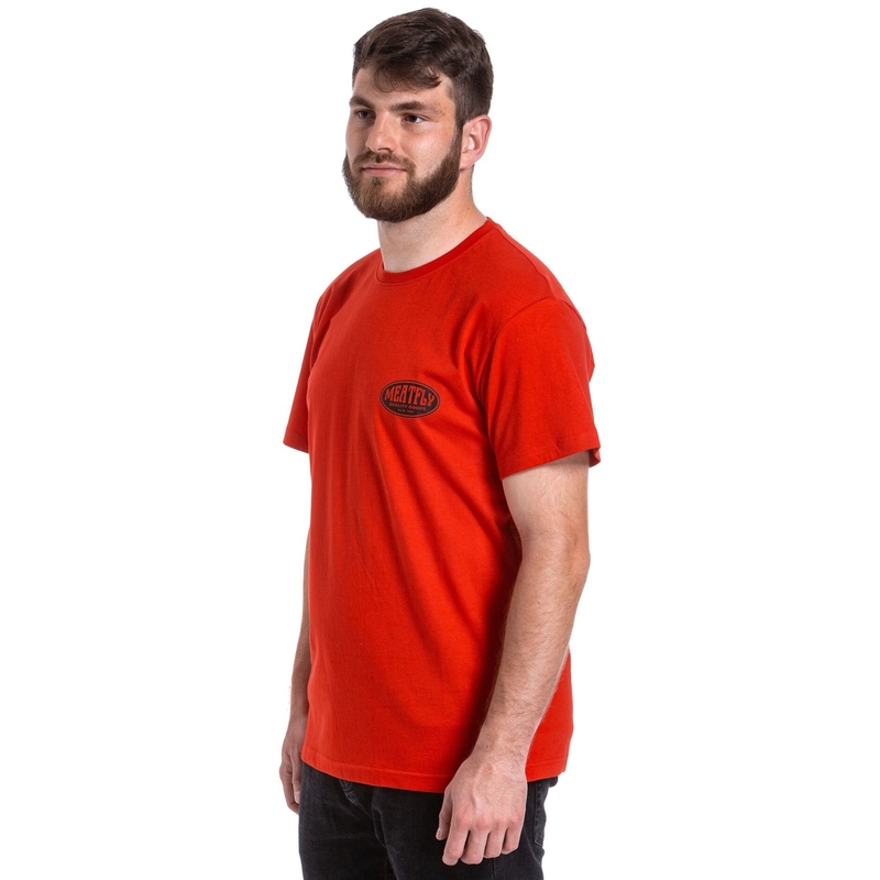 T-shirt Meatfly Ride Till Death rood uitverkoop