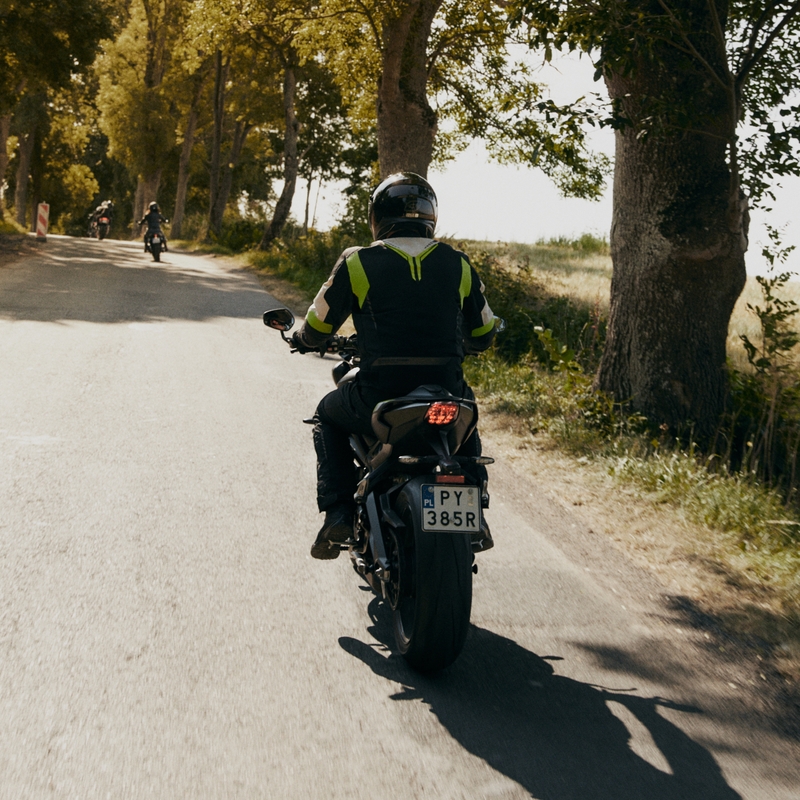 Ozone Flow zwart-grijs-fluo gele motorjas uitverkoop