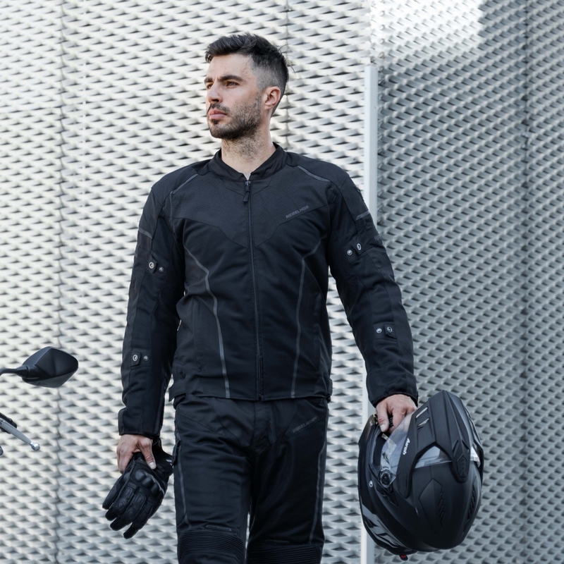 Rebelhorn Hiflow IV motorjas zwart uitverkoop