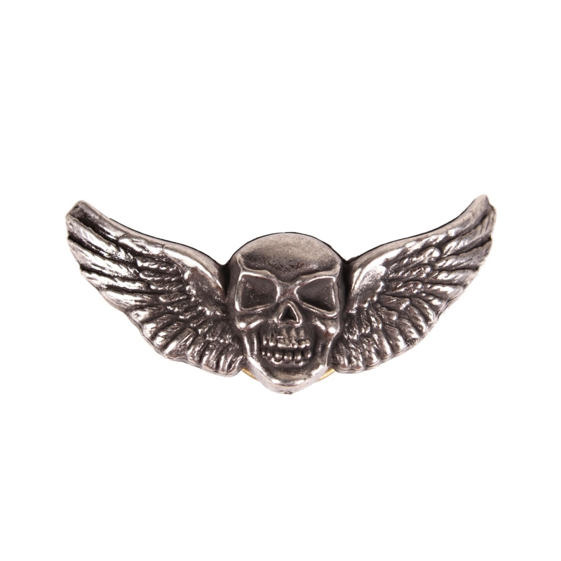 Gevleugelde doodskop badge