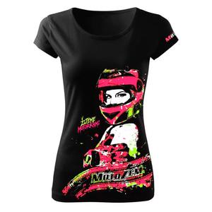 Dames-T-shirt MotoZem - Wij leven motorrijden