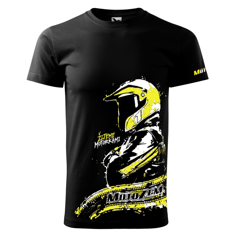 MotoZem heren T-shirt - Wij leven voor de motor
